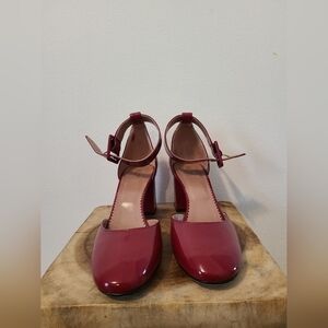 Beautiful patent leather Red heels Red(V)